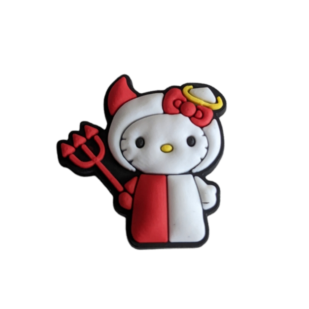 Hello Kitty Shoe Charm Angel/Devil